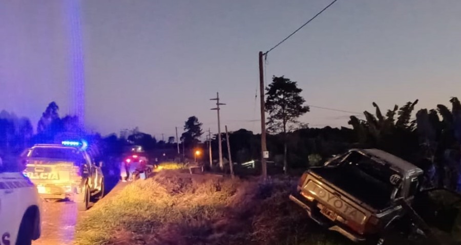 Falleció la acompañante de un automovilista tras un despiste la Ruta Provincial N° 2 en el Municipio misionero de El Soberbio