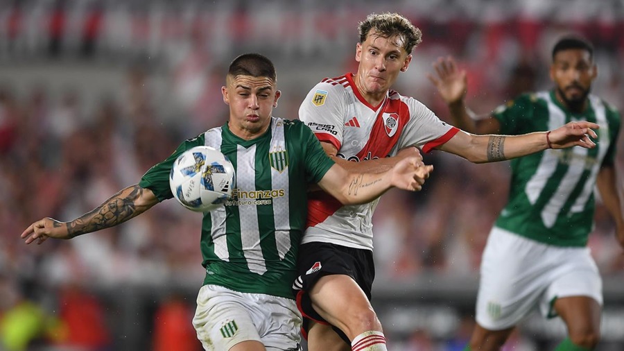 Copa Liga Profesional de Fútbol: River Plate empató con Banfield como local, en un partido que entregó las emociones al final