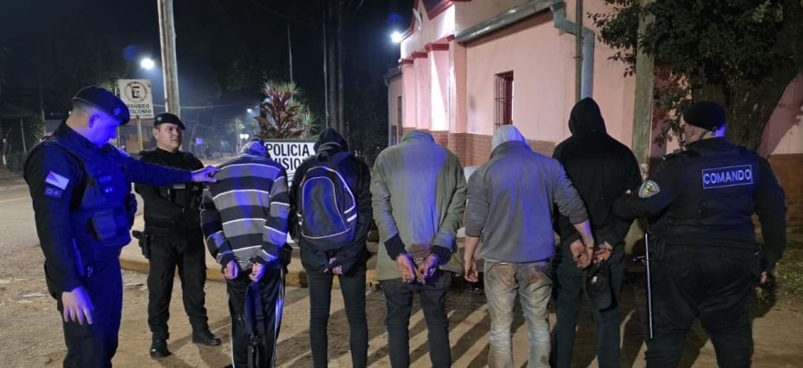 Eldorado: Pusieron tras las rejas a la banda de delincuentes, hubo ocho detenidos por robos y cobro de peaje ilegal