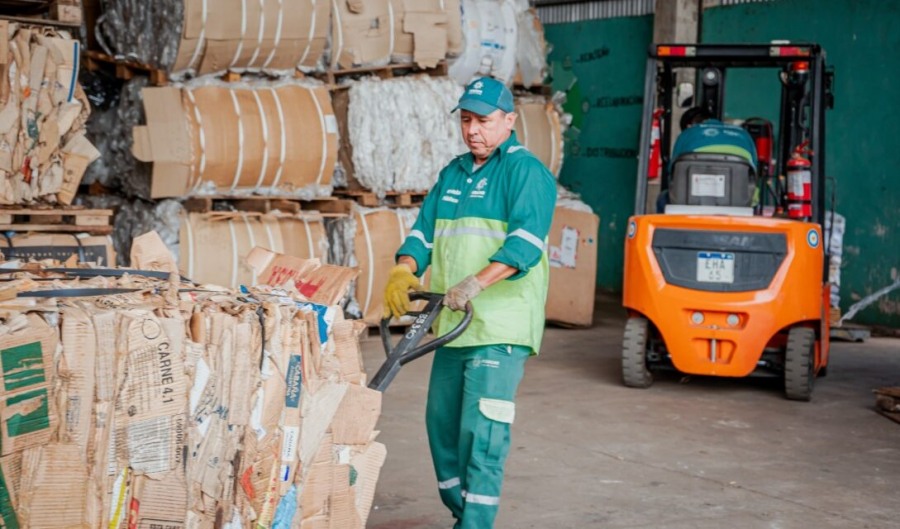 El Centro Verde Municipal de la ciudad de Posadas procesa un promedio de 100 toneladas de residuos reciclables por mes