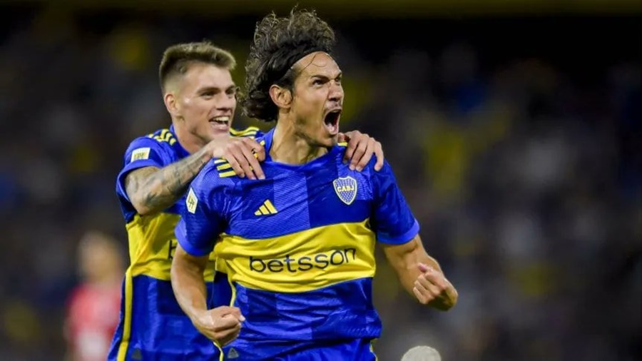 Hat-trick de Edinson Cavani: Boca Juniors le ganó a Belgrano de Córdoba y escaló en la Copa Liga Profesional de Fútbol