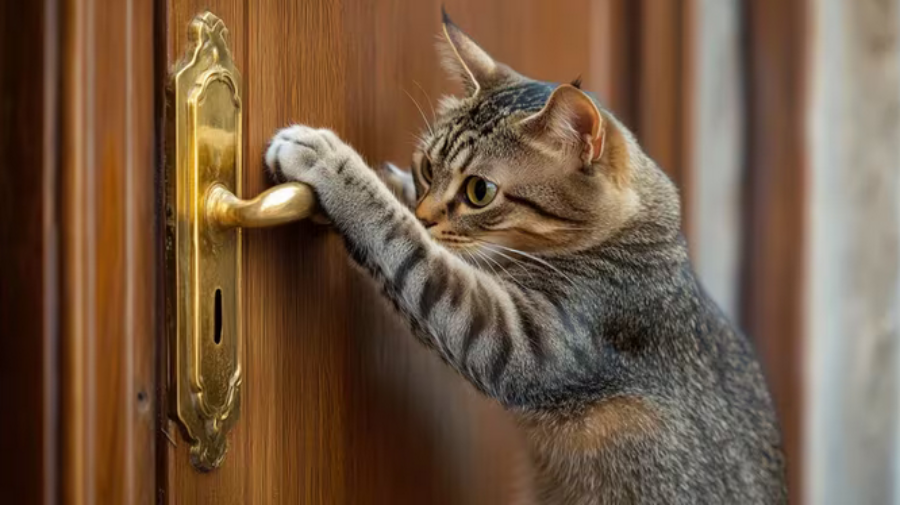 Por qué a los gatos no les gustan las puertas cerradas, según los especialistas