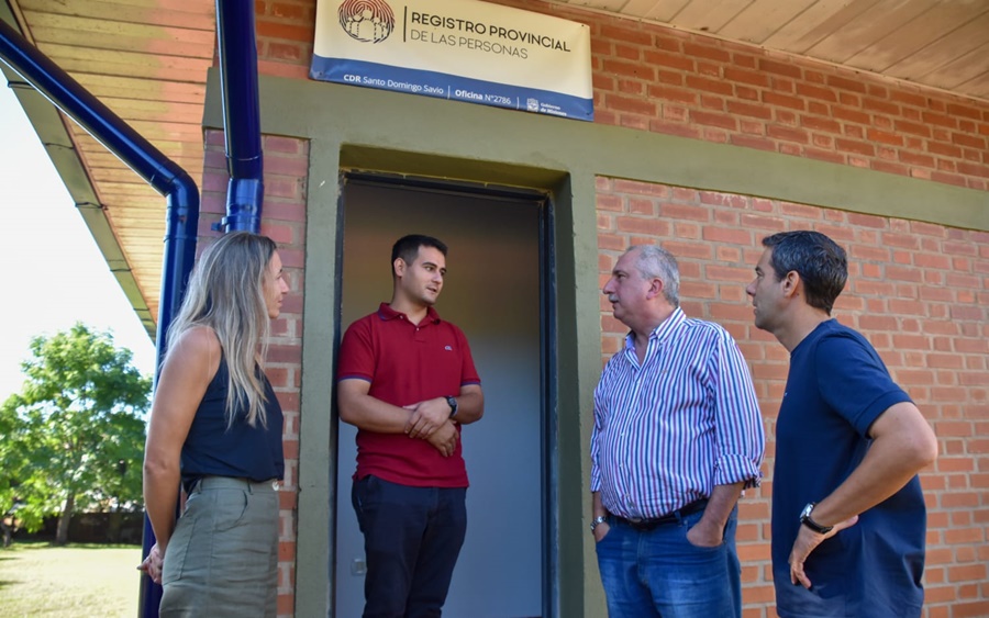 Misiones: Nueva sede del Registro Provincial de las Personas atenderá a cinco colonias y la nueva delegación, ubicada en Santo Domingo Savio