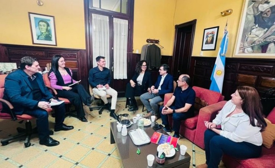 El Ministro Adolfo Safrán abordó temas de interés con los representantes de la Cámara Inmobiliaria de Misiones