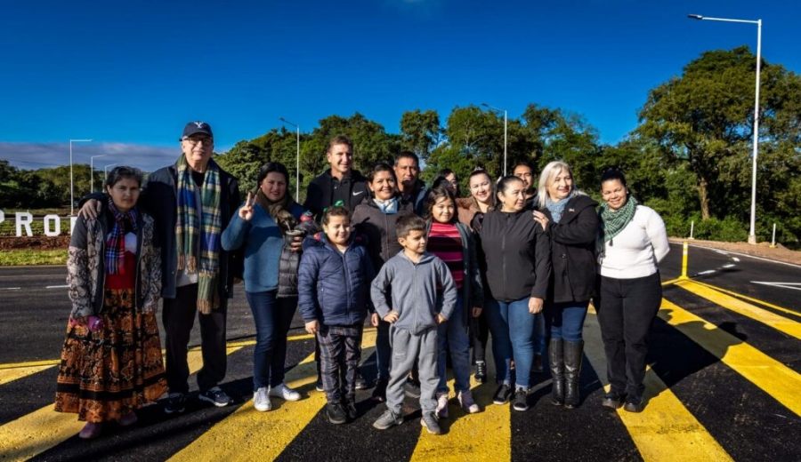 Passalacqua y Macías recorrieron el día sábado el acceso asfaltado al Municipio de Profundidad, clave para su desarrollo productivo