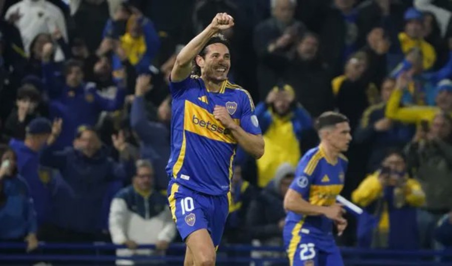 Copa Sudamericana: Boca Juniors con gol de Edinson Cavani le ganó a Cruzeiro de local, y deberá defender la ventaja en Brasil