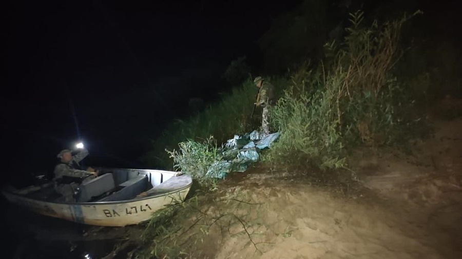 Misiones: Prefectura Naval Argentina secuestró 415 kilos de marihuana