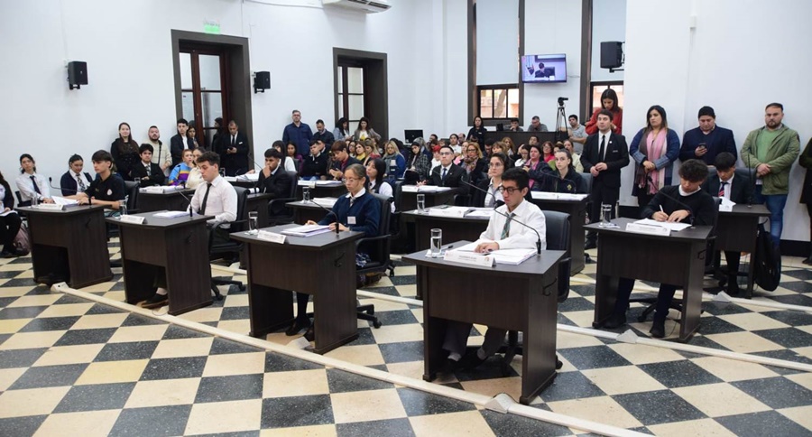 Se realizó en el HCD de Posadas el cierre del Parlamento Estudiantil Inclusivo 2023