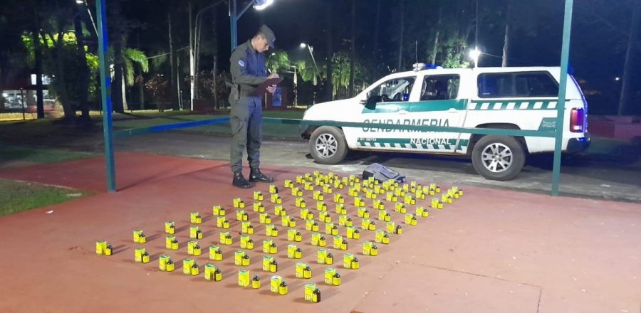 Gendarmería Nacional secuestró frascos que contenían ketamina en zona de frontera