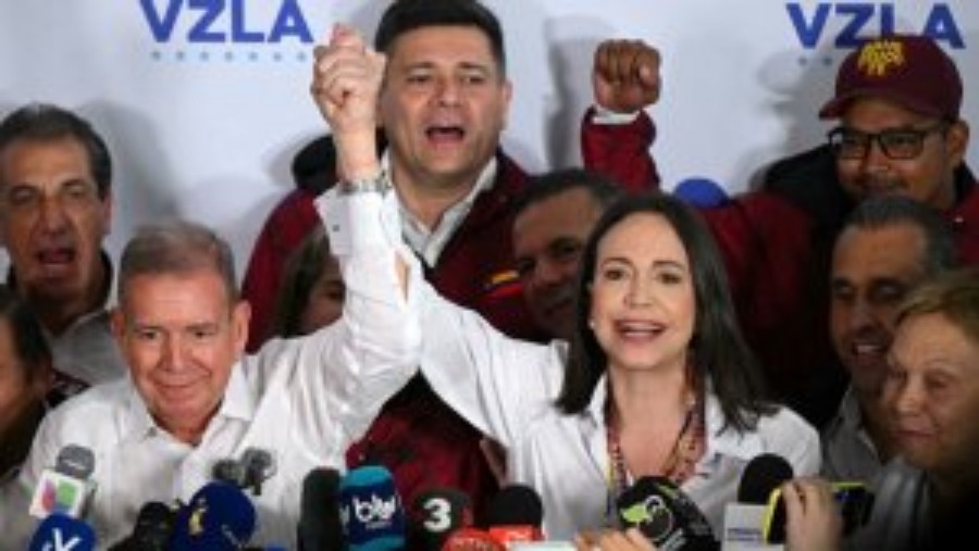 Venezuela: María Corina Machado y Edmundo Gónzalez Urrutia desconocen el triunfo de Maduro