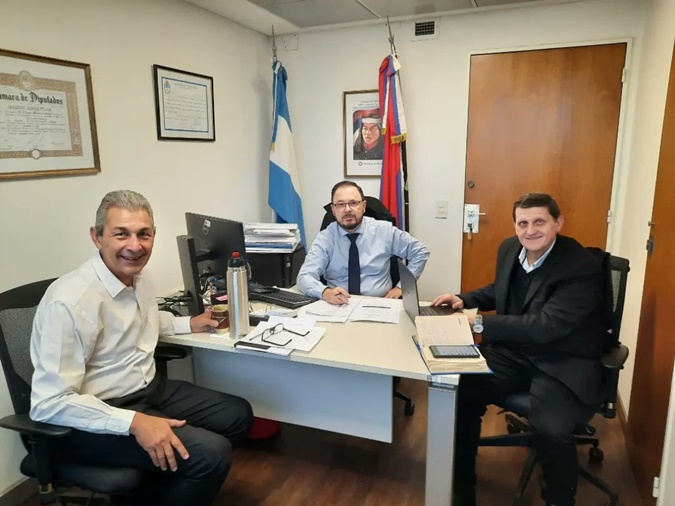 El Ministro Safrán repasó junto a Legisladores Nacionales las obras prioritarias para Misiones