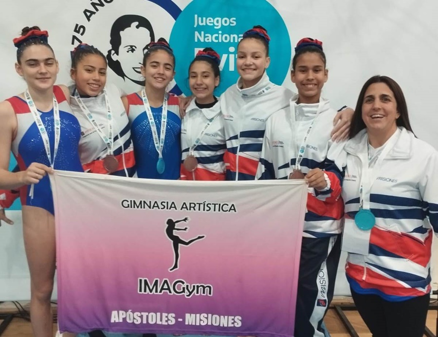 Gimnasia Artistica Juegos Evita en Mar del Plata: Las apostoleñas se subieron al podio en la jornada de miércoles