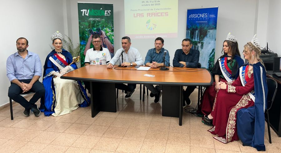 Jardín América: Se presentó la Fiesta Provincial de Colectividades Las Raíces, el evento en el cual habrá desfiles, danzas, comidas típicas Y se llevará adelante del 9 al 12 de Octubre