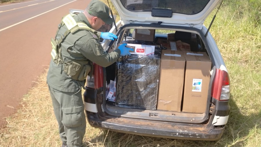 Gendarmería Nacional secuestró más de 35 mil paquetes de cigarrillos: Fueron cuatro procedimientos en la provincia de Misiones, los cuales involucraron vehículos con pedido de secuestro