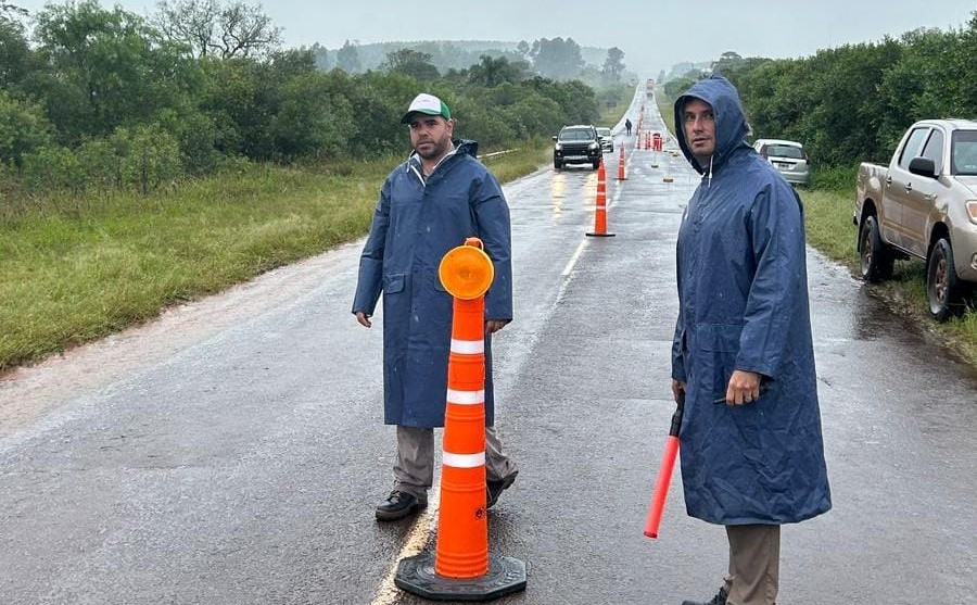 Misiones: Por las intensas lluvias hay restricciones al tránsito en las Rutas Provinciales; 3, 4 y 225