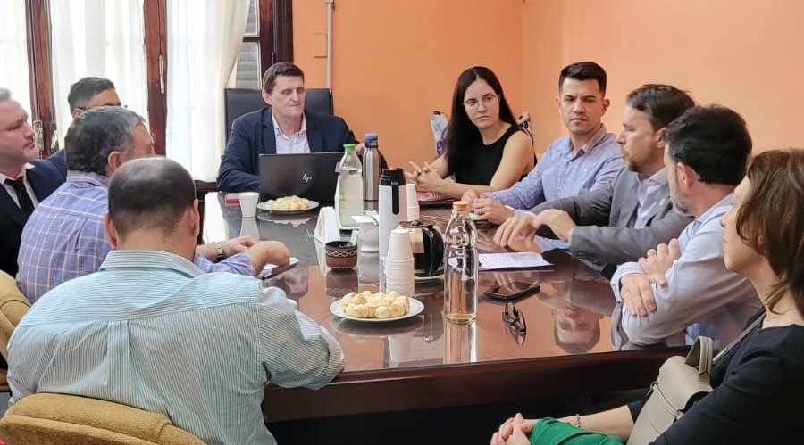 El Ministro Adolfo Safrán participó del armado de una agenda de trabajo con representantes de la Federación de Colegios y Consejos Profesionales de Misiones