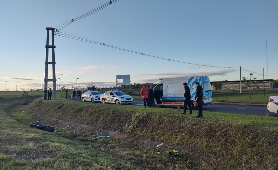 Un motociclista de 23 años falleció tras un siniestro vial en la ciudad de Posadas