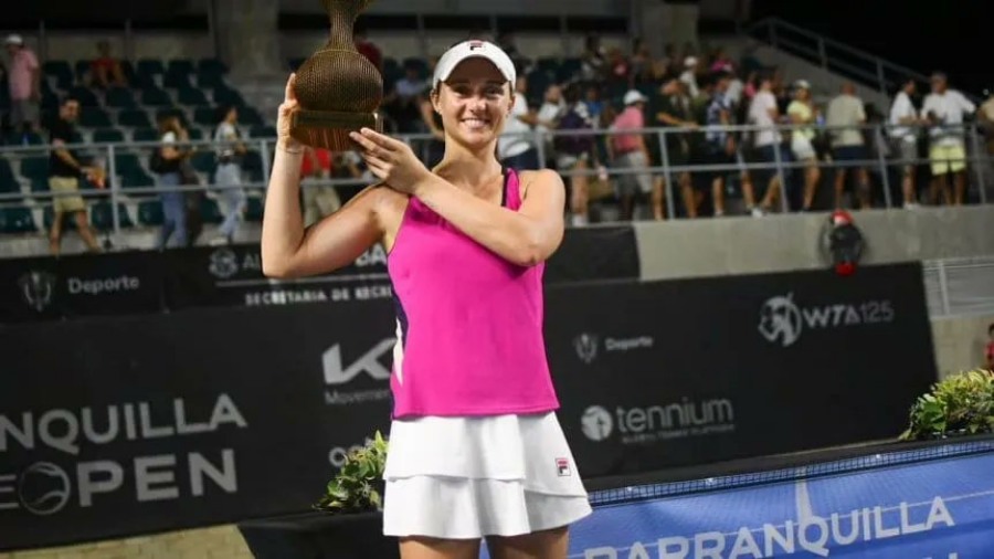 Tenis: Nadia Podoroska se consagró campeona del Barranquilla Open