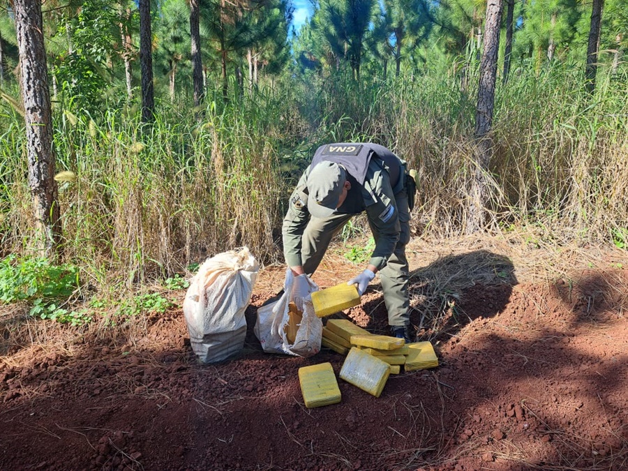 Fueron sorprendidos mientras llevaban estupefacientes sobre sus espaldas