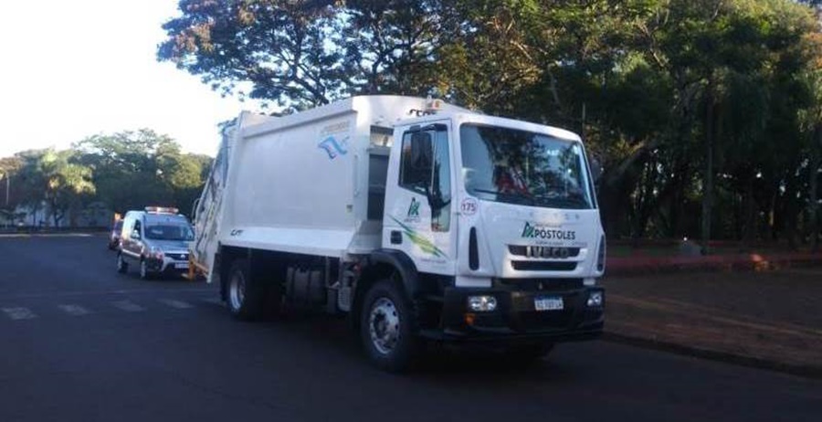 Apóstoles: Cronograma de recolección de residuos domiciliarios por Año Nuevo en el Municipio