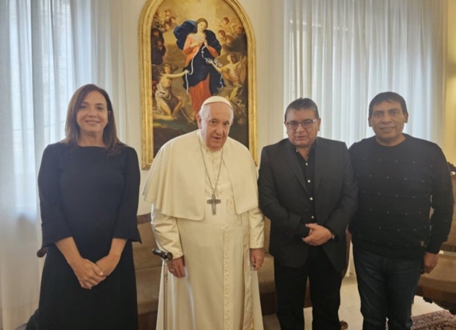 El RENATRE destacó la reunión de su presidente José Voytenco con el Papa Francisco en la que abordaron la registración laboral