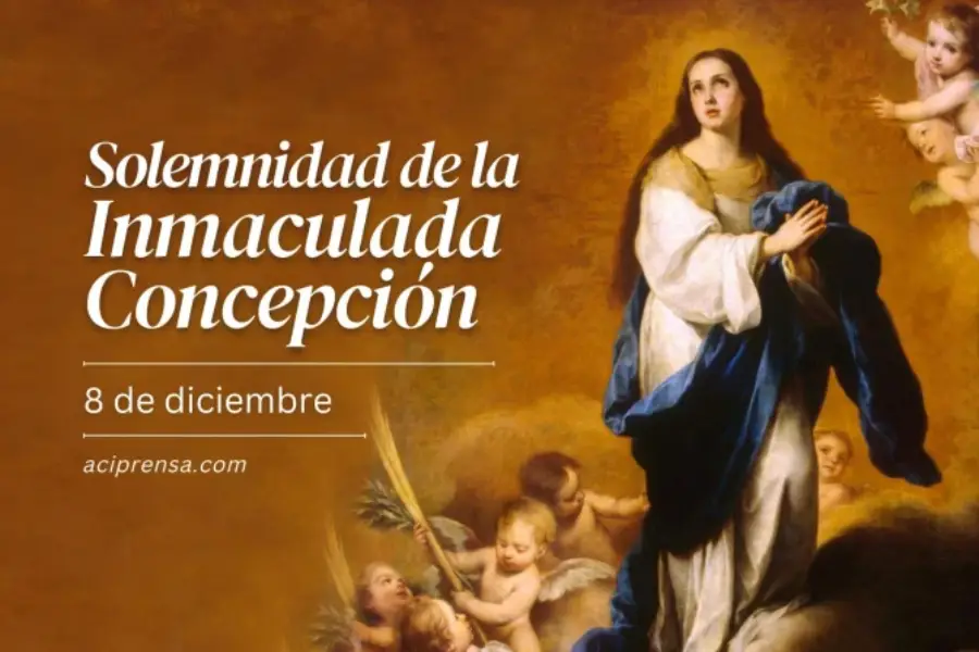 8 de Diciembre: La Iglesia Católica celebra la Solemnidad de la Inmaculada Concepción de la Santísima Virgen María