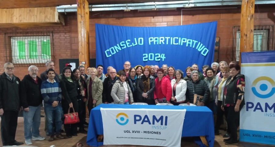PAMI Misiones realizó una jornada de trabajo con centros de jubilados y pensionados en la localidad de Puerto Piray