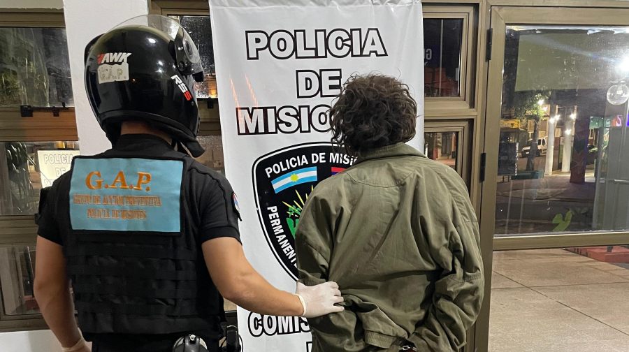 Cámaras del 911 permitieron arrestar otra vez a un individuo que intentaba entrar a una casa en la ciudad de Posadas