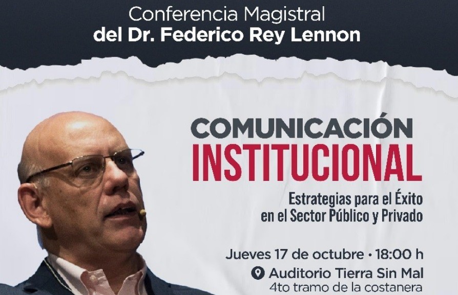Conferencia académica de Federico Rey Lennon en Posadas: Una oportunidad para reflexionar sobre la Comunicación Institucional en la era digital