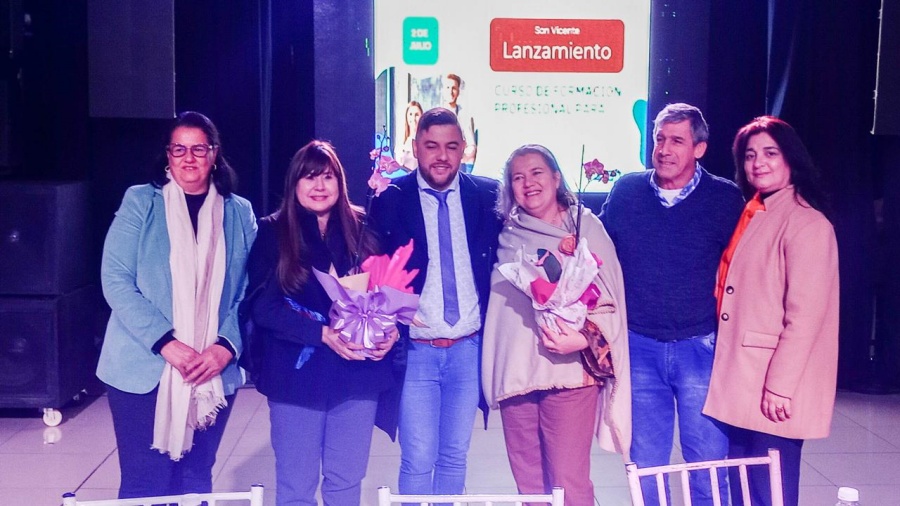 Misiones: Lanzamiento del Curso de Formación para Mozos y Camareras en la localidad de San Vicente