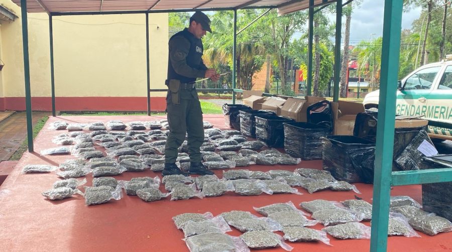 Gendarmería Nacional interceptó encomiendas con marihuana: Se trataron de cogollos que tenían como destino la provincia de Buenos Aires