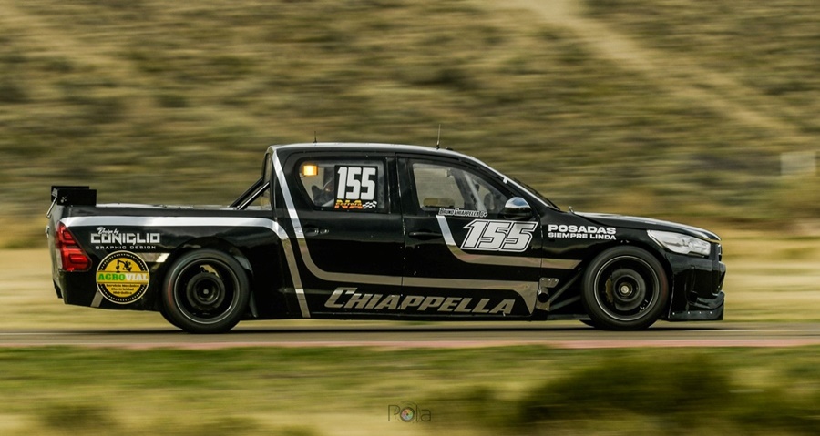 El joven misionero Bruno Chiappella va por la segunda carrera en las TC Pista Pick Up