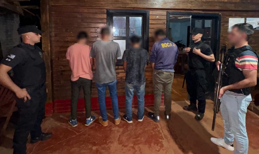 La Policía de Misiones capturó a los cuatro principales que serían acusados por el homicidio de Cristian Esteban Aguiar