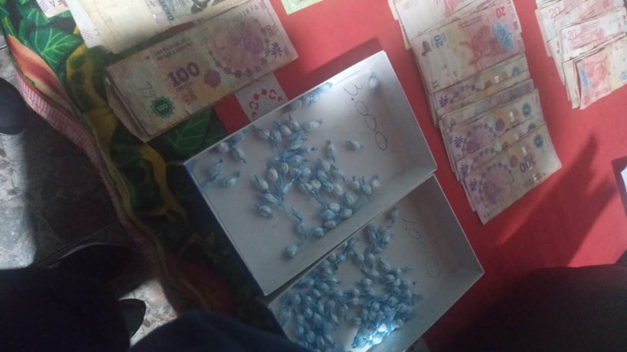 Narco pareja fue detenida con 118 dosis de cocaína para la venta en Posadas