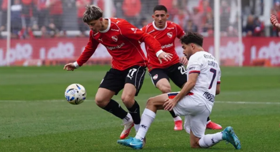Independiente y San Lorenzo de Almagro empataron 1 a 1 en Avellaneda por el Torneo Clausura