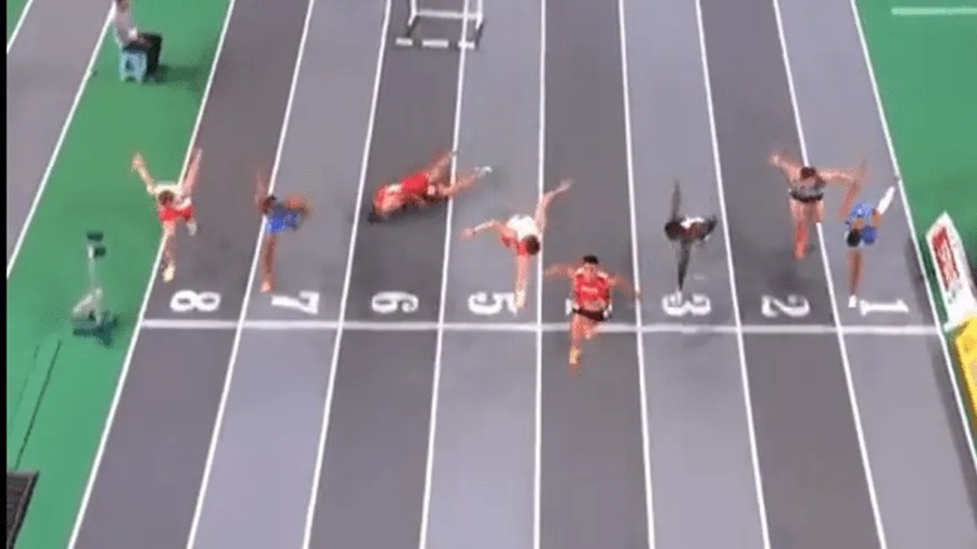 La tremenda caída de la que habla el mundo del atletismo: Nadie se acercó a ver cómo estaba