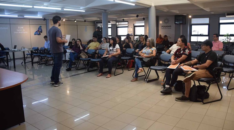 Emprendedores posadeños participaron del taller "Cuentas Sanas"