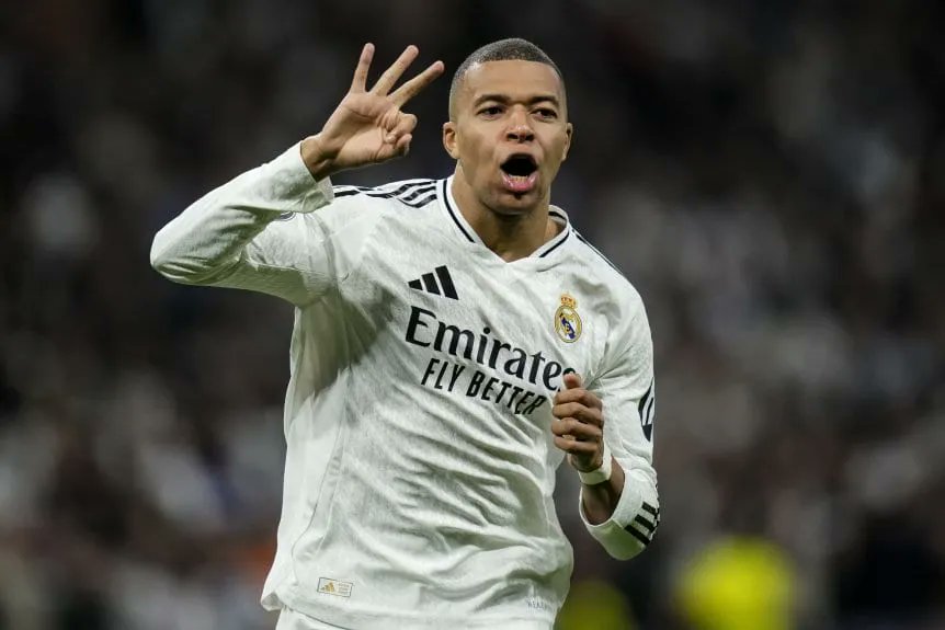 Champions League: Mbappé brilló con un hat-trick ante el Manchester City en el Bernabéu