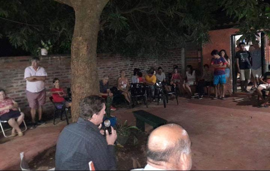 Adolfo Safrán: "Fructífero encuentro con vecinos del Barrio Chaquito"