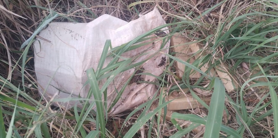 Agentes rurales de la Policía de Misiones, incautaron droga valuada en 88 millones de pesos en el Municipio de Garuhapé