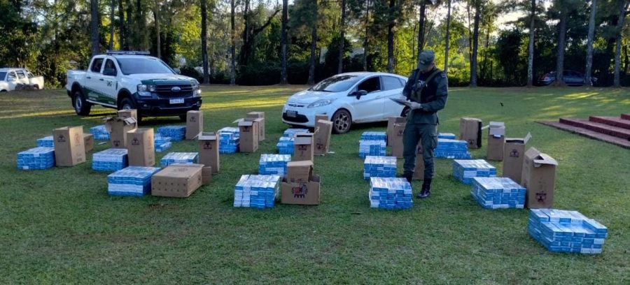 Secuestraron 23.000 paquetes de cigarrillos de contrabando