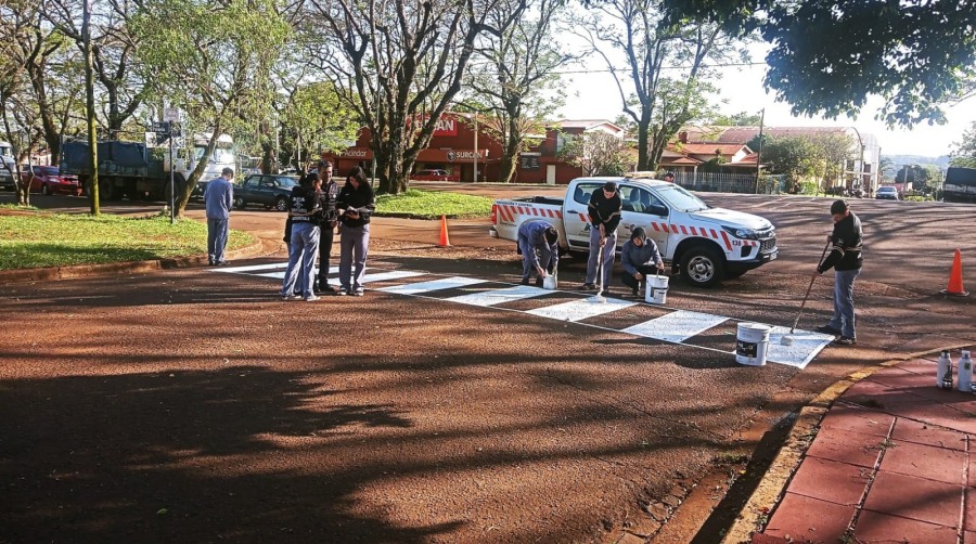 Apóstoles: El Municipio y alumnos de la EPET N° 5 Fray Luis Beltrán llevan adelante un Proyecto - interdisciplinario - de concientización sobre Educación Vial