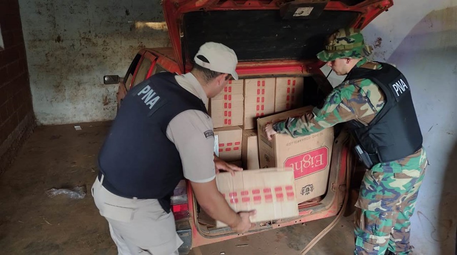 Prefectura Naval desarticuló una banda dedicada al contrabando de mercaderías en Misiones, hay cinco individuos detenidos