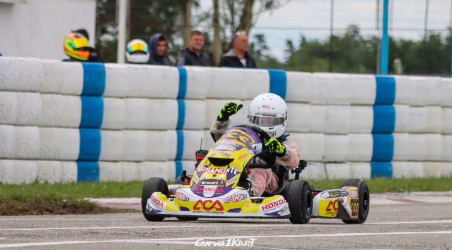 Valentino Silveira arranca su temporada del Campeonato Argentino de Karting en el Kartódromo de la ciudad bonaerense de Trenque Lauquen