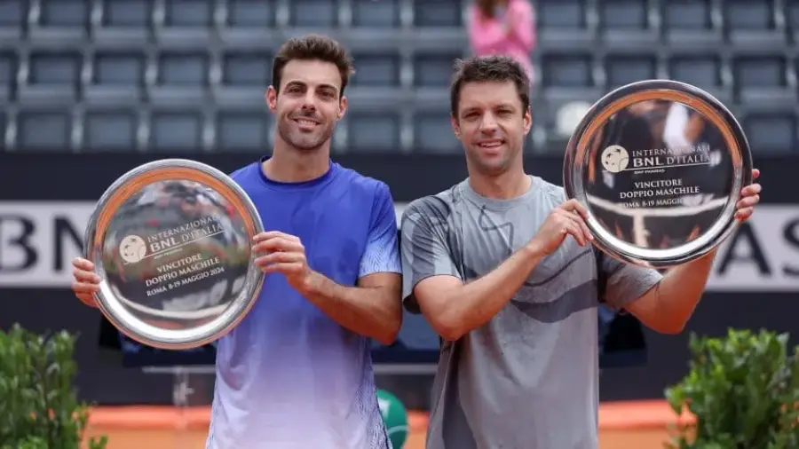 Tenis: La dupla del español Marcel Granollers y el argentino Horacio Zeballos, campeones en el Masters 1000 de Roma
