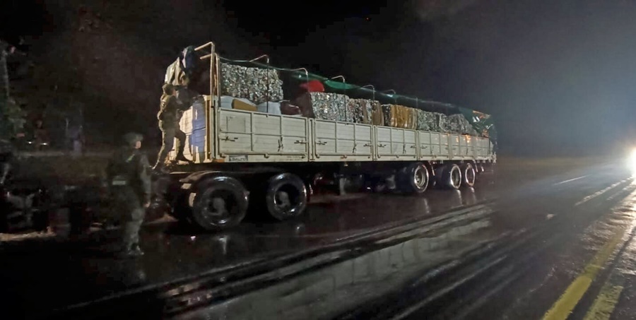 Contrabando de metales: Nuevamente, un camión con cobre fue interceptado sobre la Ruta Nacional N° 14, la documentación presentada no se correspondía con el cargamento