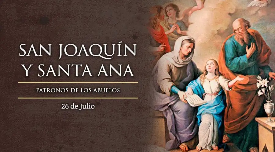 Hoy es la Fiesta de San Joaquín y Santa Ana, padres de la Virgen y santos patronos de los abuelos