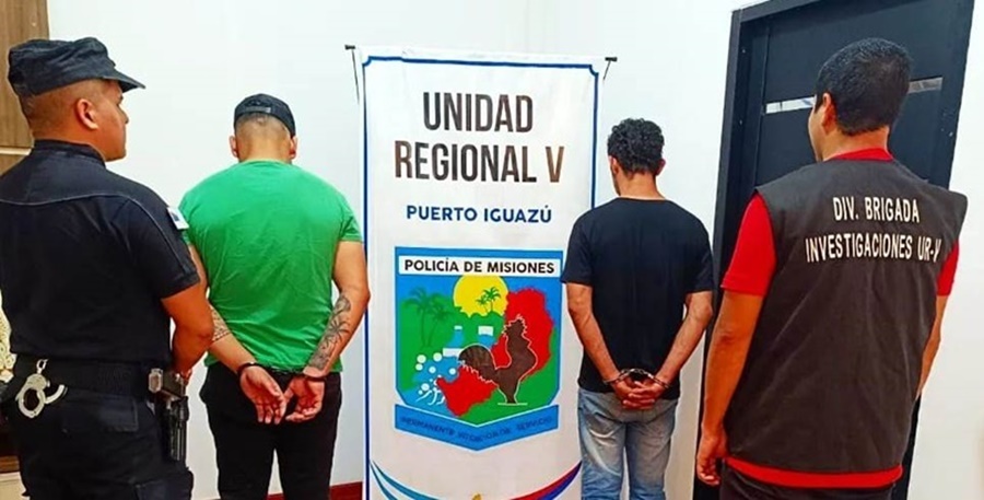 Capturaron a dos acusados por millonario robo en la ciudad misionera de Puerto Iguazú