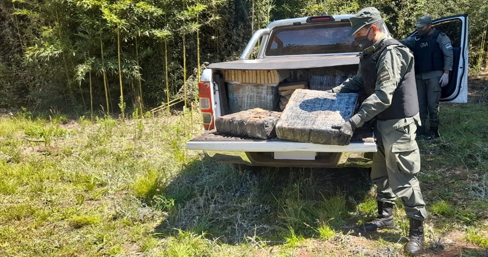 Narcotráfico: Gendarmería Nacional incautó de marihuana en Misiones
