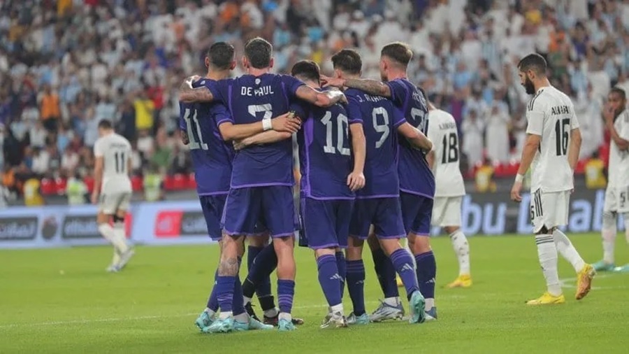 La Selección Argentina goleó a Emiratos Árabes en la previa del Mundial de Qatar 2022